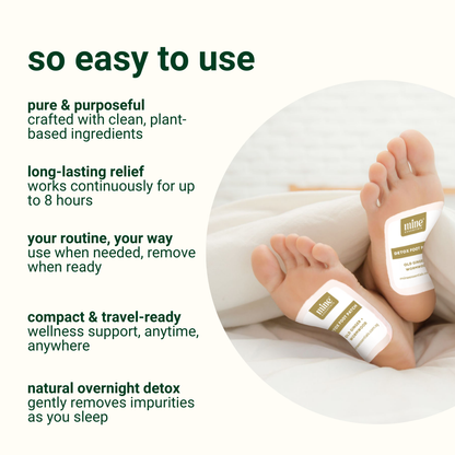 Detox Foot Patch - Old Ginger + Wormwood 50 Pcs