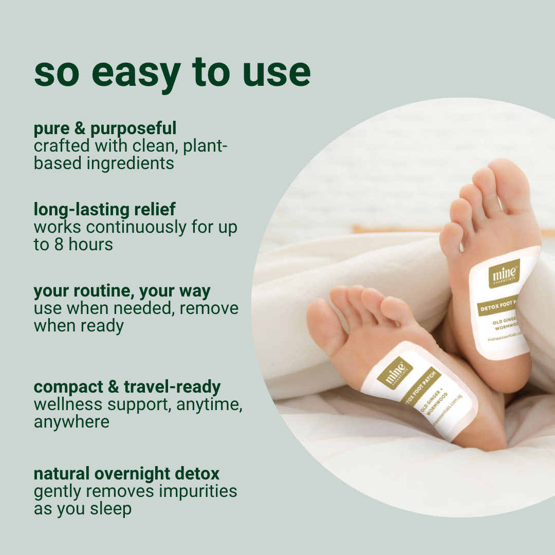 Detox Foot Patch - Old Ginger + Wormwood 50 Pcs