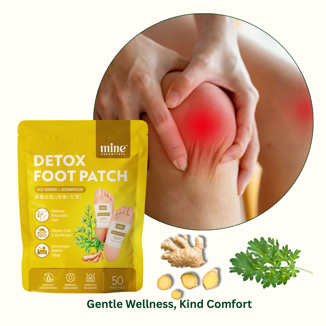Detox Foot Patch - Old Ginger + Wormwood 50 Pcs
