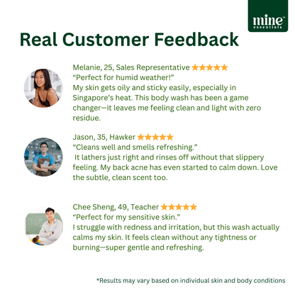 Body Wash - For Normal to Oil Skin 750ml - Removes excess oil | Soothes & calms irritated skin | Purifies & unclogs pores