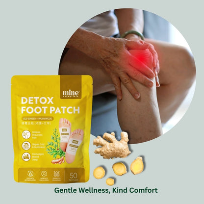 Detox Foot Patch - Old Ginger + Wormwood 50 Pcs