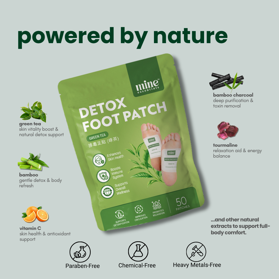 Detox Foot Patch - Green Tea 50 Pcs
