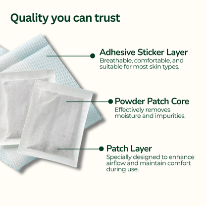 Detox Foot Patch - Green Tea 50 Pcs