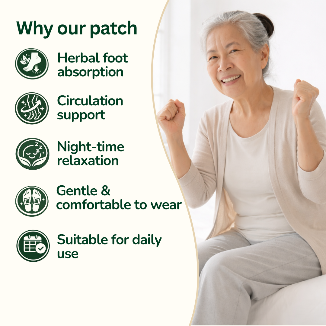 Detox Foot Patch - Old Ginger + Wormwood 50 Pcs