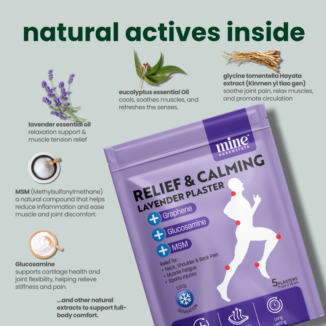 Relief & Calming Lavender Plaster 5 pcs
