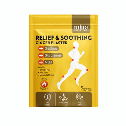 Relief & Soothing Ginger Plaster 5 pcs