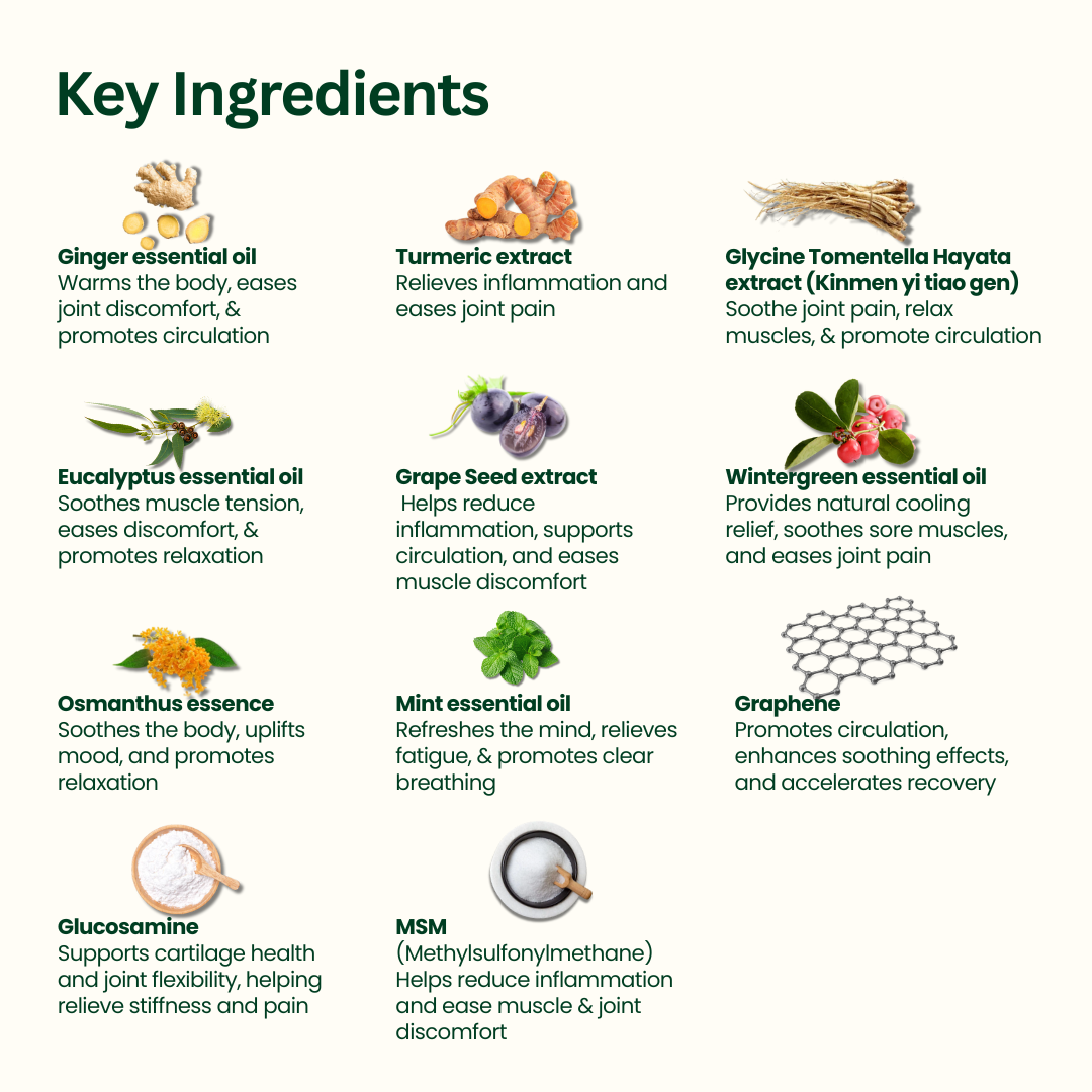 Relief & Soothing Ginger Plaster 5 pcs